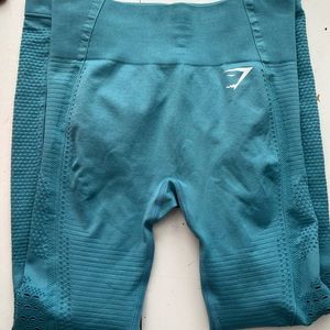 NWOT blue gymshark seamless leggings